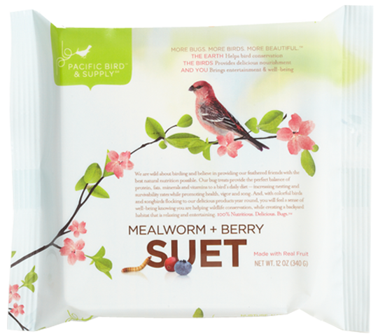 Mealworm + Berry Suet (12.0oz)